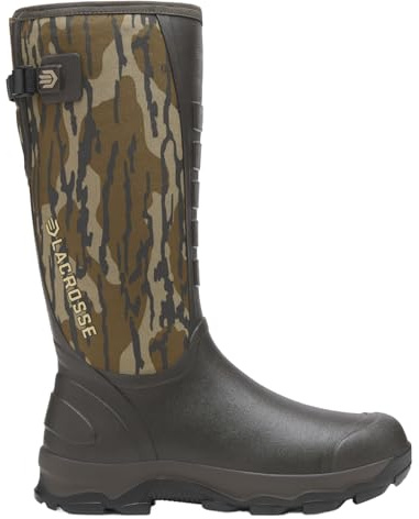 LaCrosse Alpha Lite II Snake Boot 16 for Men, Ideal for Hunting & Chores, Cold Weather, Waterproof, Insulated Neoprene, Mesh Liner, Mossy Oak Original Bottomland - 11 M