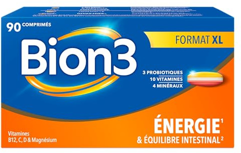 Bion3 Énergie comprimés Vitamines et Probiotiques