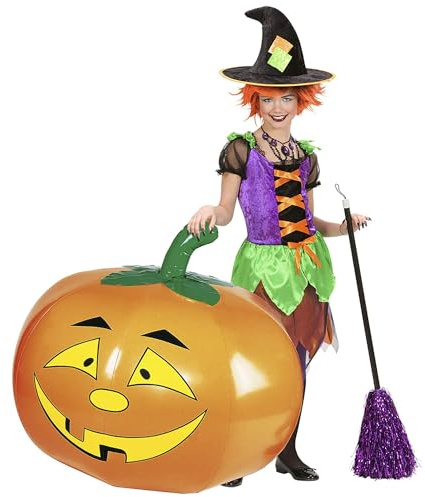 W WIDMANN MILANO Party Fashion, Zucca Gonfiabile Gigante, Dimensioni 110 x 75 cm, Materiali Durevoli, Versatile per Halloween e Carnevale, Sicurezza per Bambini dai 3 Anni in Su