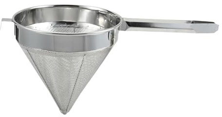 predolo China Cap Strainer Conical Kitchen Sifter in Stainless Steel for Bouillon And Tea, Multi, 26.5cm