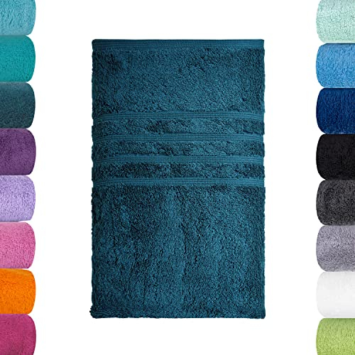 Lavea Duschtuch, Kiefergrün, 70 x 140 cm Premium Frotteeserie Bali | GOTS Zertifiziert, 100% Bio Baumwolle