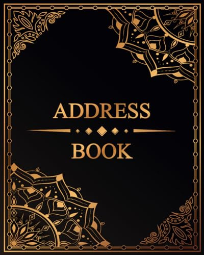 Address Book: Large Print Address Book with Tabs, More than 630 Entry Spaces! Perfect for Keeping Track of Addresses, Mobile, Email, Birthdays, Work and Home Phone Numbers, Address notebook