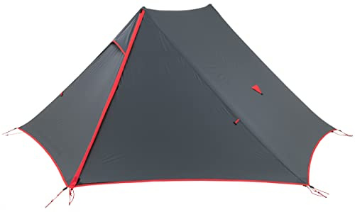ALPS Mountaineering Hex 2-Person Tent - Charcoal/Red