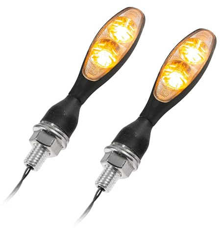 Kellermann Micro LED motorcykelblinkers klart glas fram och bak par