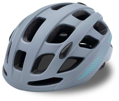 Cecotec Casco Montaña BrainGuard Sprinter Grey S-M, Taglia S - M (55-59 cm), 225 gr, maggiore comodità, Ruota e cinghia di regolazione, Per biciclette e monopattini elettrici, Grigio, Omologato.