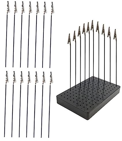 SHINEOFI Model Spraying Workbench Accessory Sturdy Spray Paint Clamp DIY Coloring Clip Base Stand Holder