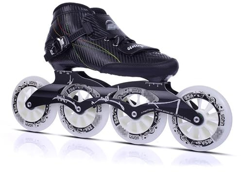 Weyot Patines En Linea Adulto, Patines Profesionales, Patines De Ruedas para Exteriores, Patines De Velocidad De Fibra De Carbono para Hombre Y Mujer, Patines 4 Ruedas Adulto, Unisex