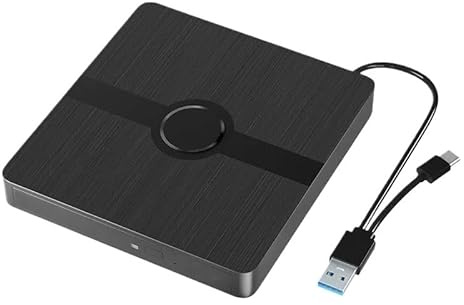 Unità ottica esterna Blu-ray DVD USB 3.0 portatile 3D Combo, lettore CD, masterizzatore, for laptop, PC Windows 11 Mac