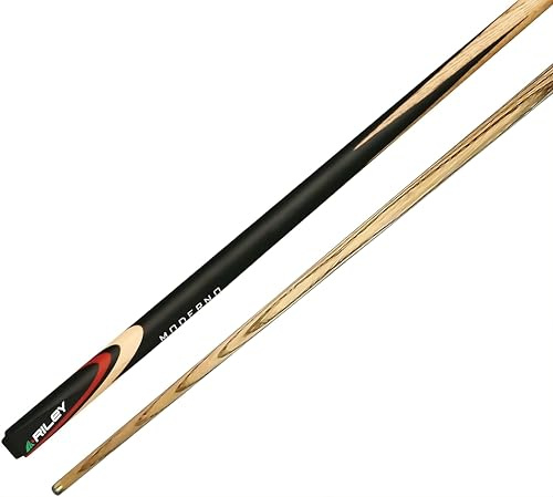 Riley Moderno Queue de Billard 2 Pièces - Longueur 145 cm, Pointe 9,5 mm