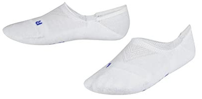 FALKE Unisex Kinder Füßlinge Cool Kick Invisible K In weich atmungsaktiv schnelltrocknend unsichtbar einfarbig 1 Paar, Weiß White 2000, 31-34