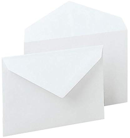 100 Buste Bianche Formato 9 (14 x 9 cm)