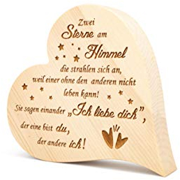 sagl.tirol Zirbenherz Zwei Sterne am Himmel...12cm