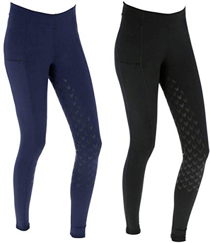 Covalliero Kerbl Reitleggings Equona, Vollbesatz, Mädchen, dunkelblau, 152/158