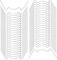 RONGZUBAT 100pcs Greenhouse Glass Clips W Clips for Greenhouse Glass Panes,Stainless Steel Greenhouse W Clips,W Spring Clips Green-House Glazing Clips Window Clips for Greenhouse