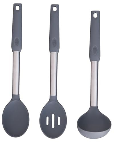 FUNOMOCYA Cucharas De Silicona Para Cocinar Cucharas Cucharón Para Sopa Utensilio De Cocina Accesorios De Cocina