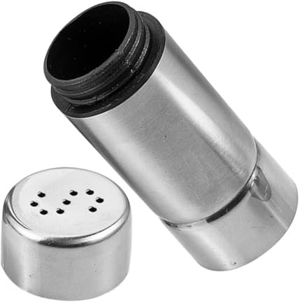 Mikinona Saliere e Pepiere in Acciaio Contenitore Per Spezie e Condimenti Dispenser Per Cucina e Barbecue Bottiglia Per Conservare e