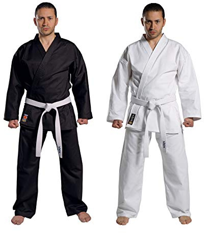 Kwon Deportes de Lucha Traje & Taekwondo Karate 8 oz, color Negro , tamaño 120