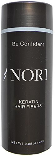 Nor1 Keratin Hair Building Fibers: Hair Fiber Filler and Thickener for Men and Women - Cover Up and Concealer for Thinning Areas or Minor Bald Spot - Thicker, Fuller Hair in Seconds - 25 grams