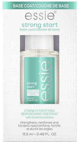 essie Nail Care, 8-Free Vegan, Strong Start Base Coat, strengthening nail polish, 0.46 fl oz
