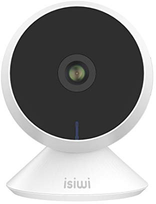 Ring Telecamera IP WiFi interno Isiwi per sorveglianza domestica avanzata, Risoluzione HD 1080P, Rilevazione di movimenti e suoni anomali, Audio bidirezionale, Baby Monitor con Visione Notturna