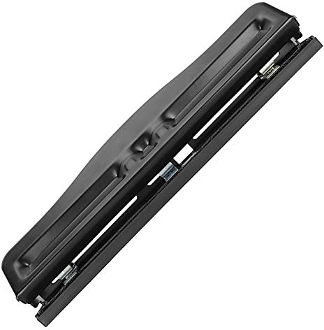 Verstellbarer Locher 3-Loch-Papierstanzen Metalllocher Binder Puncher Manueller Locher Bürolocher für Home-Office-Zubehör