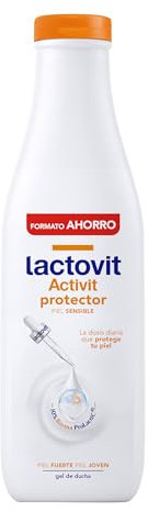Lactovit - Gel de Ducha Protector Activit, Cuida el Microbioma, Hidrata, Nutre y Protege, Piel Fuerte y Joven, Textura Cremosa, con Bioma Prolactic10 y Lactobacillus F, para Pieles Sensibles - 750 ml