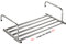 ANEWSIR Séchoir à Linge Balcon/Radiateur/Mural, Etendoir à Linge Pliable en Acier Inoxydable, Télescopique Sèche Linge Suspendu (Longueur: 42-66 cm)