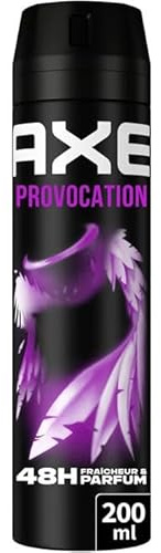 AXE - Deodorante da uomo Spray - Provocation - 48 ore non-stop fresco - Profumo di cocco e pepe nero - 200 ml