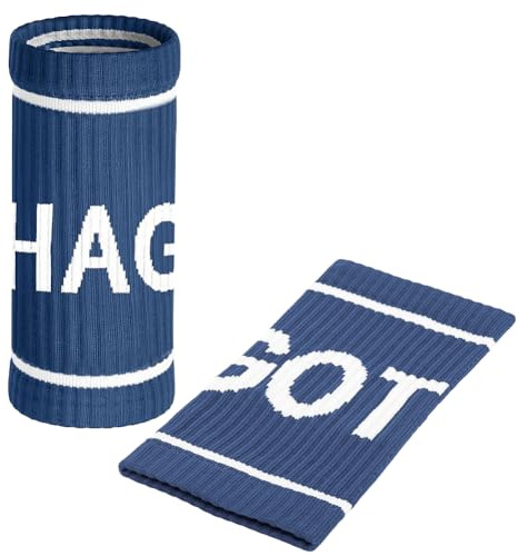 HAGOT Poignets de Sport en Coton, Protège-Poignets pour la Transpiration, Bracelet de Sport Respirants, pour Homme Femme Gym Course à Pied Basket-Ball Tennis Unisexe