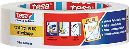 Tesa AG Kreppband 4306 Länge 50m Breite 50mm chamois 04306-0004