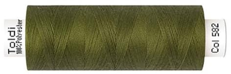 Gütermann Nähgarn Allesnäher TOLDI | 500m | Nähmaschinengarn | 40 Farben (582 olive)