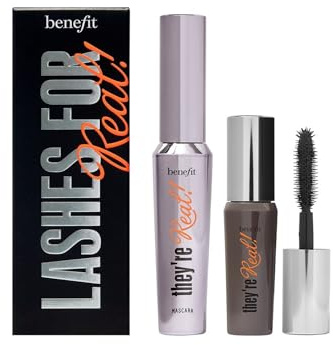 Benefit Lashes for Real - Full-size and Mini They're Real! mascara duo