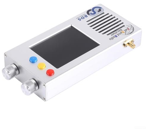 Récepteur radio, récepteur numérique de bande mondiale, récepteur radio pleine bande, enregistreur radio portable de 8,1 cm, double haut-parleurs stéréo