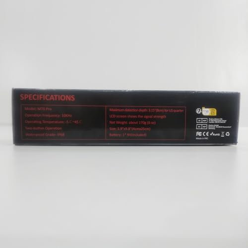 DR.ÖTEK Pinpointer Metal Detector, Portatile Pointer Palmare, Impermeabile IP68, LCD Display, Innovativa Funzione di Cancellazione delle Interferenze, Maggiore Sensibilità, 3 Modalità di Allarme, Blu