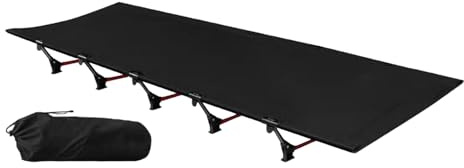 Camping Bed - Folding Field, Portable Travel Clothes | Lightweight Sleep Gear for Outdoor Adventure, and Comfortable Bed, Easy to Set Up, Hiking