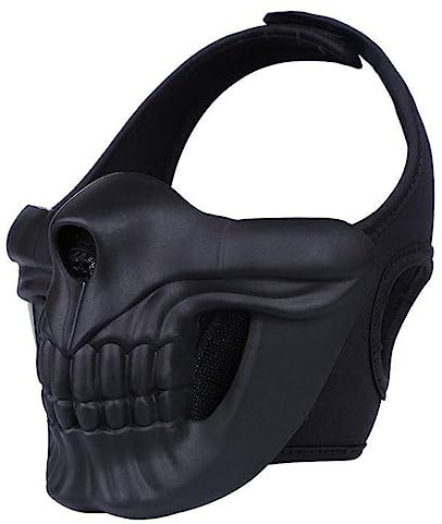 ACEXIER Military Tactical Airsoft Paintball Skull Mask Lower Half Face CS Wargame Field Hunting Protective Shooting Masks Party Supplies