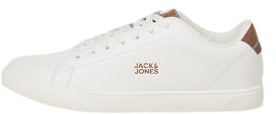 Jack & Jones Baskets Jfwboss PU Noos pour Homme, Blazer Bleu Marine avec détails Blancs, 41 EU