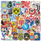 50 Stück Fußball Club Sticker Set,Fußball Team Logo Aufkleber,wasserdichte Vinyl Marken Aufkleber,Fußball World Cup Match Decals für Koffer Snowboards Phone Laptops Fahrräder Autos Gitarren Helm usw