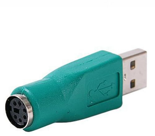 SHOOYIO Adattatore da USB maschio a tastiere femmina conversione tastiera a USB per tastiere e adattatore per sistemi informatici