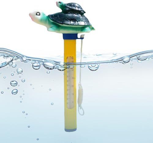 Termómetro Flotante Para Piscinas | Termómetro Flotante Para Albercas - Herramienta Con Cuerda De Lectura Fácil Y Respuesta Rápida Para Bañeras Spas Estanques Lagos