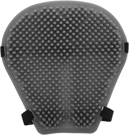Cabilock Cuscino per Sella da Moto in Silicone Ispessito Antiscivolo Traspirante Protezione Antiurto e Superficie Antiusura Coprisella per Viaggi Lunghi e Comfort Ergonomico