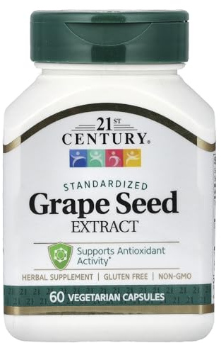 21st Century Grape Seed Extract Veg Capsules, 60 Count (21378)