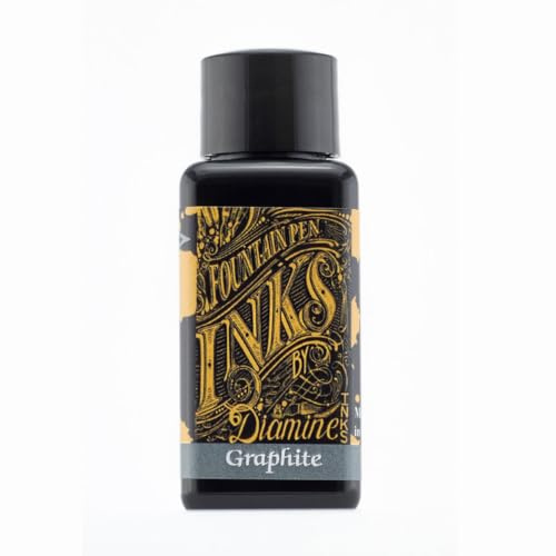 Diamine 30ml Graphite fountain pen ink bottle