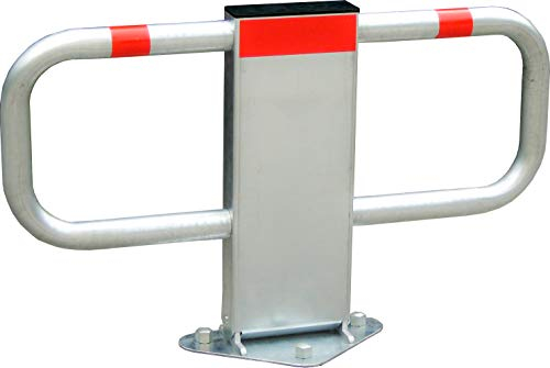 Mannus Parkplatz Sperrbügel TUB 2020, Parkplatzabsperrung, Stahl feuerverzinkt – B:78cm, H:47,5cm, Made in Austria – Österr. Qualitätsprodukt