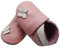 Mejale Lederschuhe Kinder Krabbelschuhe Baby Junge Mädchen Hausschuhe Weicher Leder Babyhausschuhe(0-6 Monate, Rosa, S)