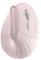 KYSONA Ratón óptico Vertical ergonómico de 57°, Bluetooth y 2.4G, 800/1200/2400/2400/4000DPI, 7 Botones para Windows, macOS, iPadOS, portátil, PC, Color Rosa