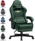 GTPLAYER Gaming Stuhl, Atmungsaktiver Bürostuhl, bürostuhl ergonomisch, Hochwertiger - Stoff, Ergonomischer PC Stuhl, 160° Verstellbare Rückenlehne und ausziehbare Fußstütze, Grün