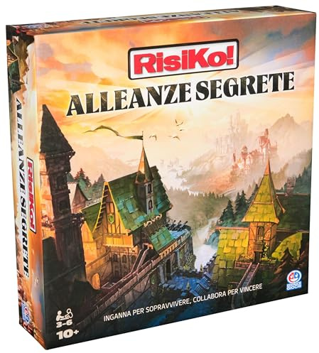 Spin Master Games, Editrice Giochi, RisiKo! Alleanze Segrete, Giochi in Scatola, Giochi di Strategia, 10+ Anni, 3-6 Giocatori