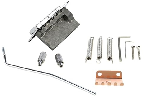 6 String Chitarra Tremolo Ponte Piegato Selle In Acciaio Elettrico Con Rod Parti Elettriche Chitarra Sistemi di Chiusura