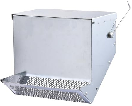 Automatisk Kaninfoder Dispenser Automatisk Foderstation Med Lock | Hö Fodrare För Kaniner För Husdjursvård Smådjur Inomhus Utomhus Fågel Iller Hamster Buretraning